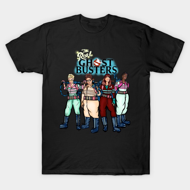 The Real Cute Ghostbusters T-Shirt by MonicaLaraArt